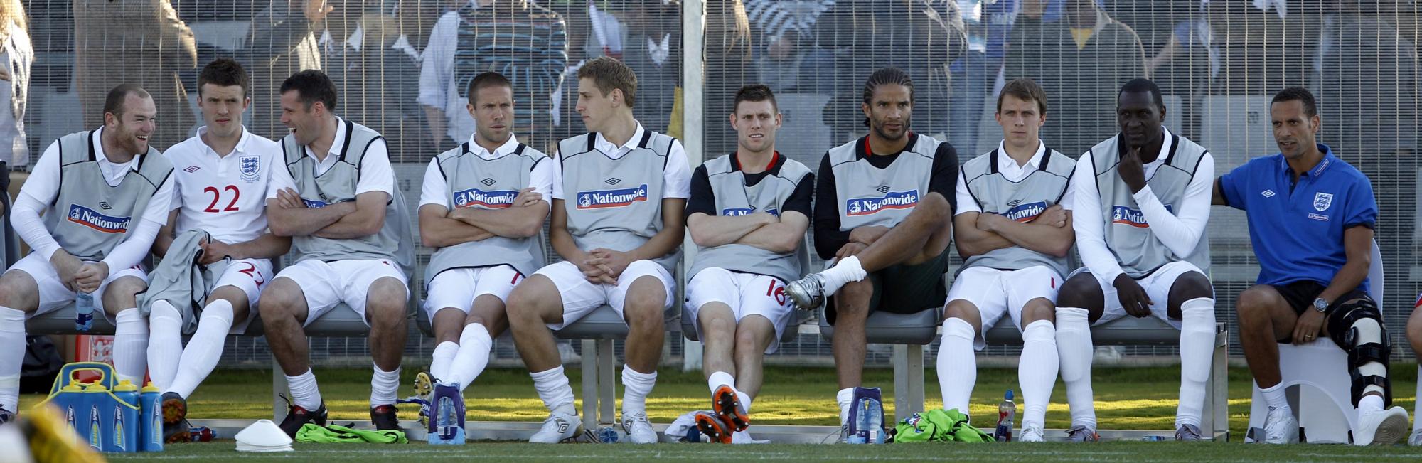 England's training session