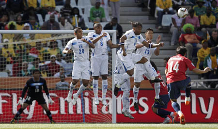 Beausejour scores to lead Chile over Honduras 1-0