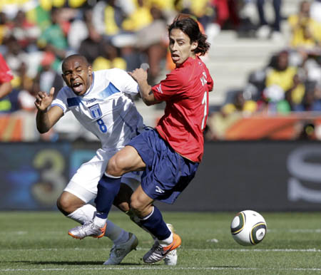 Beausejour scores to lead Chile over Honduras 1-0