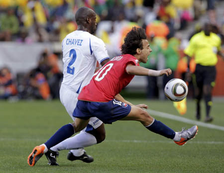 Beausejour scores to lead Chile over Honduras 1-0