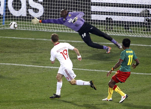 Cameroon out after 2-1 defeat in World Cup