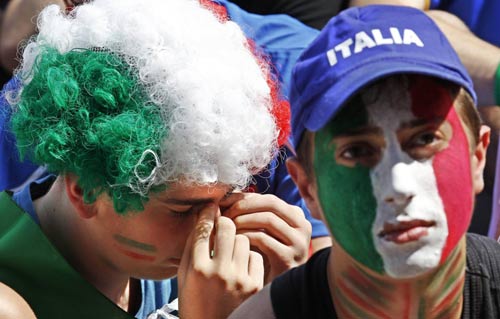 Holders Italy sent home by underdog Slovakia