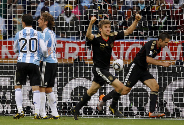 Germany beats Argentina 4-0