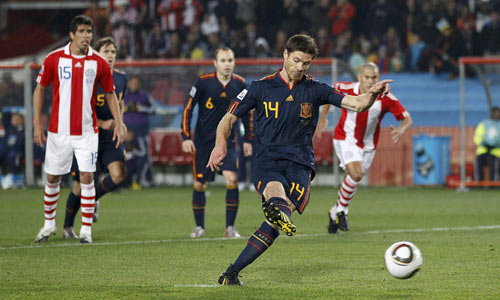 Villa gives Spain 1-0 win over Paraguay