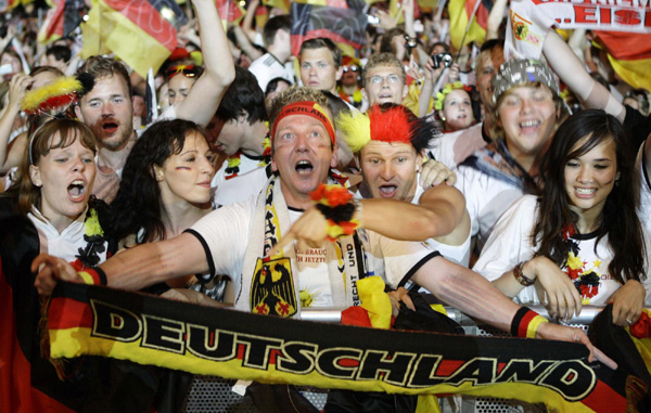 Germans fight back to finish third again