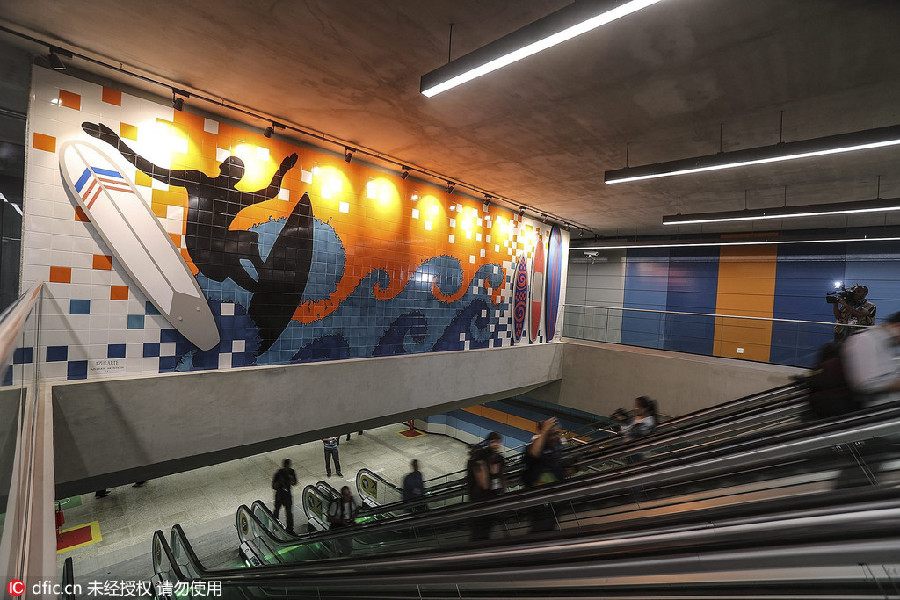 Rio Olympics' special subway starts running