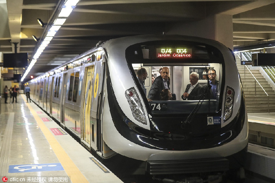 Rio Olympics' special subway starts running