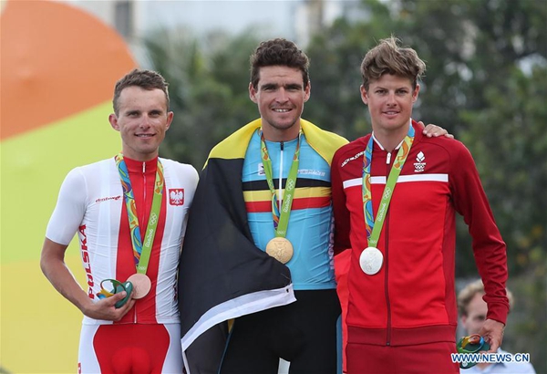 Belgium cyclist Greg wins men's road race at Rio Olympics