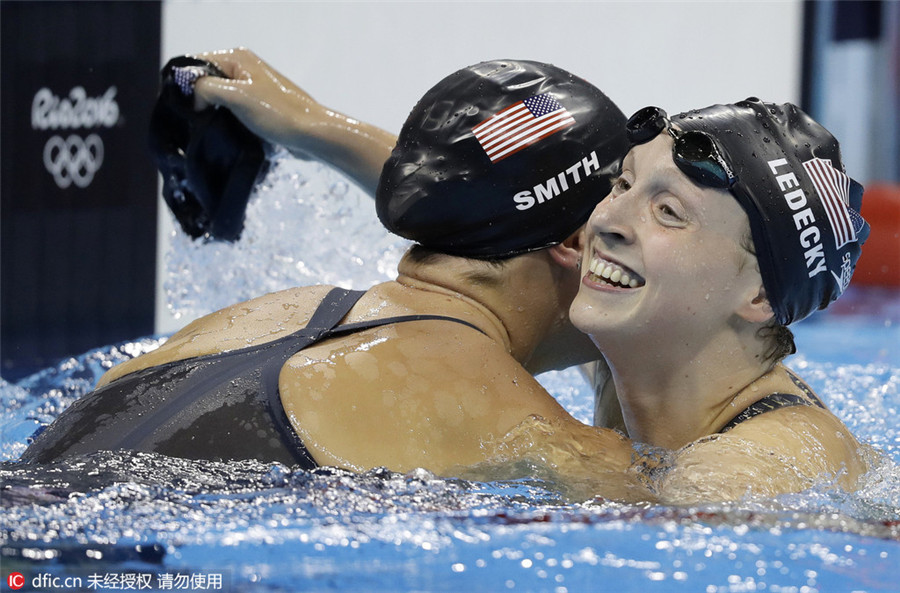 Ace swimmers make record-breaking splash in Rio