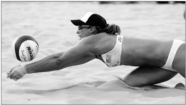 Team Canada making a stand on the sand