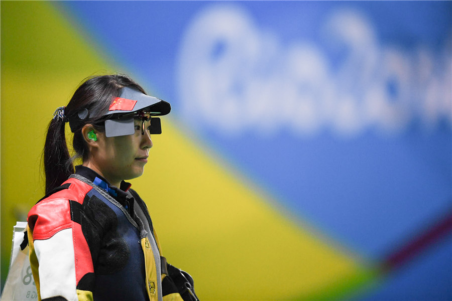 China takes silver, bronze in women's 50-meter rifle three position