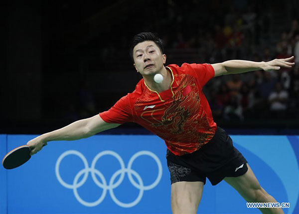 Zhang Jike, Ma Long set up all-Chinese final in Rio 2016 table tennis