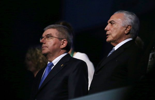 Brazil's Temer not to attend Olympics closing ceremony