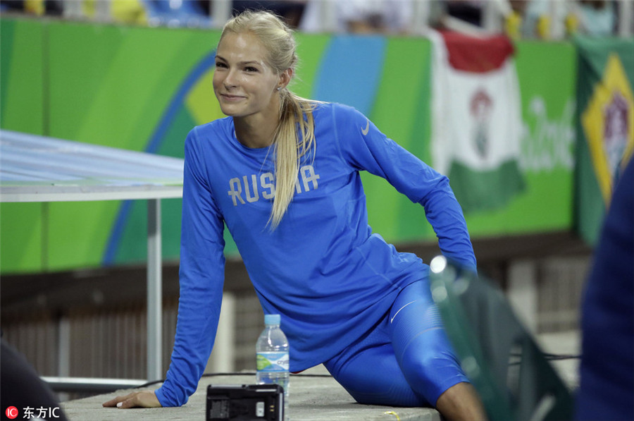 Klishina seeks Russian redemption in long jump final