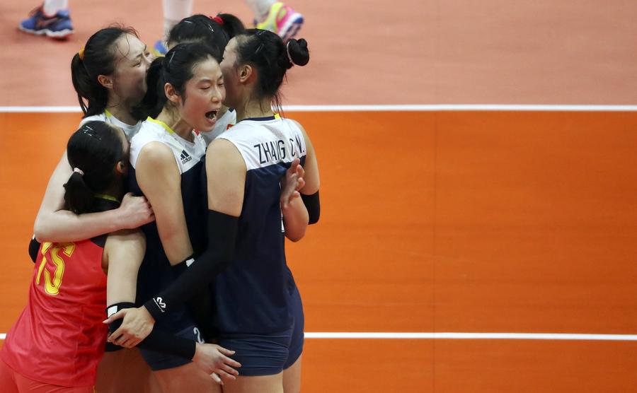 China's volleyballers burst Brazil's bubble