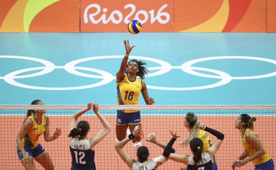 China's volleyballers burst Brazil's bubble