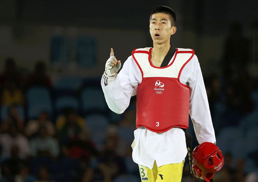 Zhao Shuai wins China's first gold medal in men's taekwondo