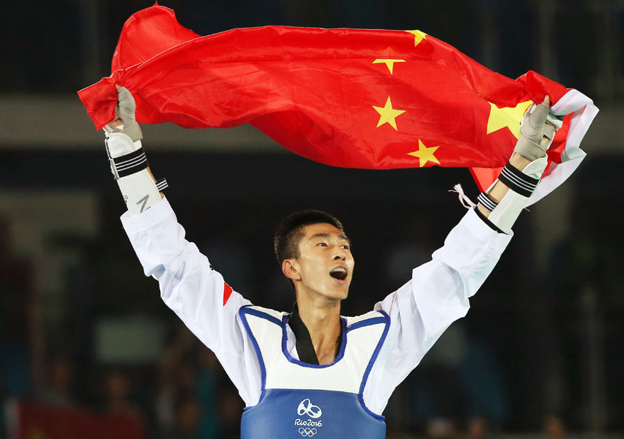 Zhao Shuai wins China's first gold medal in men's taekwondo