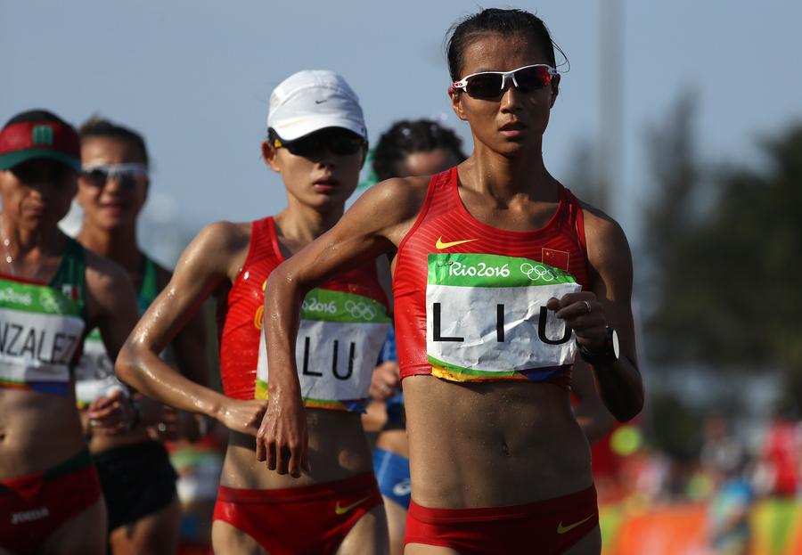 Liu Hong walks to dramatic surpass for long wait Olympic glory