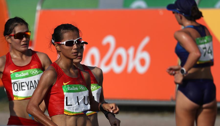 Liu Hong walks to dramatic surpass for long wait Olympic glory