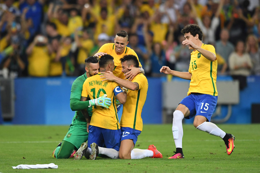 Brazil net first men's soccer gold after beating Germany