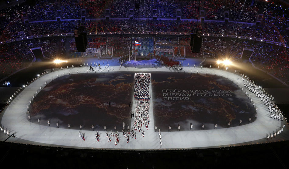 Opening ceremony of Sochi Winter Olympics