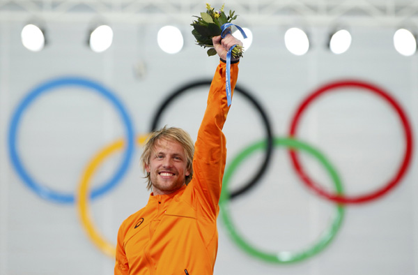 Netherlands sweeps speed skating podium again
