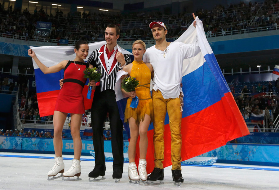 Russia wins second gold in figure skating