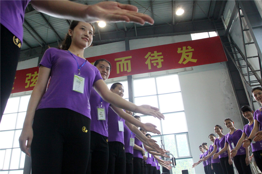 Volunteers train for summer Youth Olympics