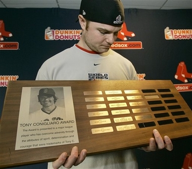 Pitcher Lester wins 2007 Tony Conigliaro award