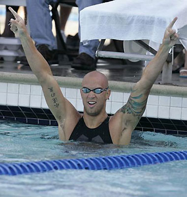 Phelps loses 100 freestyle at Santa Clara