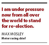 Mosley warns F1 teams against writing him off