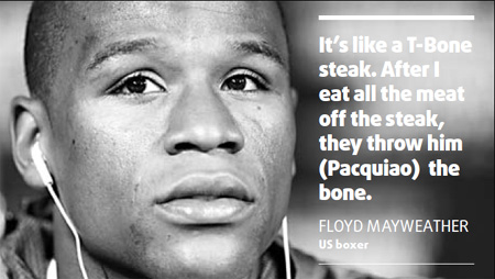 Mayweather: money dispute foils Pacquiao fight hopes