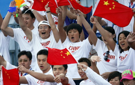 Zhang wins China's first ever men's gold at swimming worlds