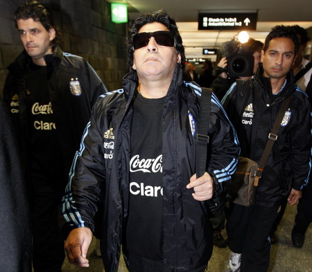 Maradona banned two months, fined over outburst