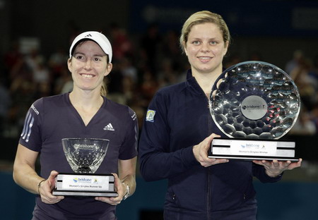 Clijsters beats Henin in classic Brisbane final