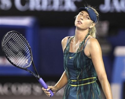 Sharapova out; Safina wins at Australian Open