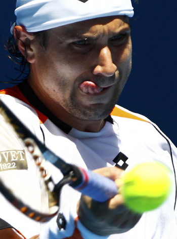 Interesting faces at Australian Open