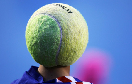 Interesting faces at Australian Open