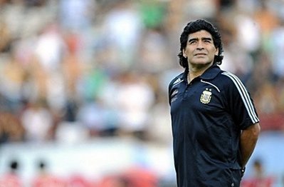 Maradona reaches century of Argentina call-ups