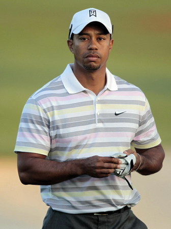 Tiger Woods turns up early at Augusta National