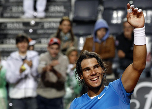 Nadal beats Ferrer to win Rome Masters