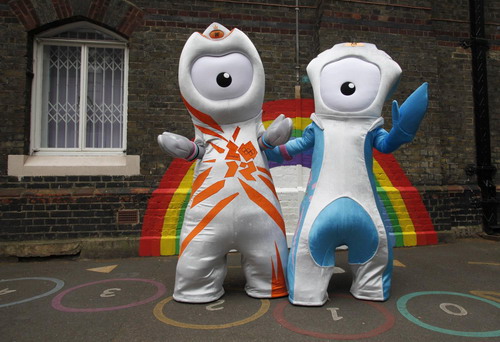 Wenlock and Mandeville launched as 2012 mascots