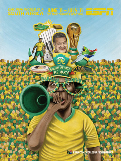 ESPN World Cup posters for 32 teams