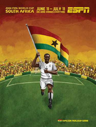 ESPN World Cup posters for 32 teams