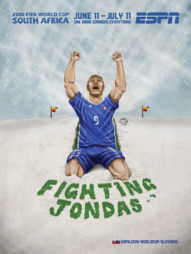 ESPN World Cup posters for 32 teams