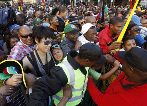 At least six fans injured in Cape Town Fan Zone crush