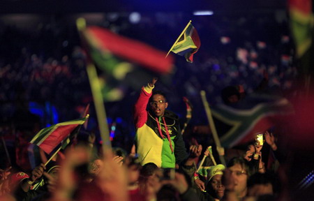 Opening concert hails the 2010 World Cup