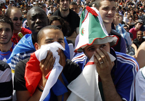 France endures football Waterloo at World Cup