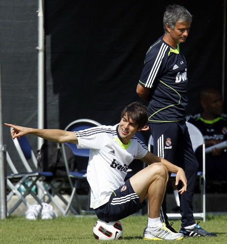 Real Madrid exercises training ahead of matches in US